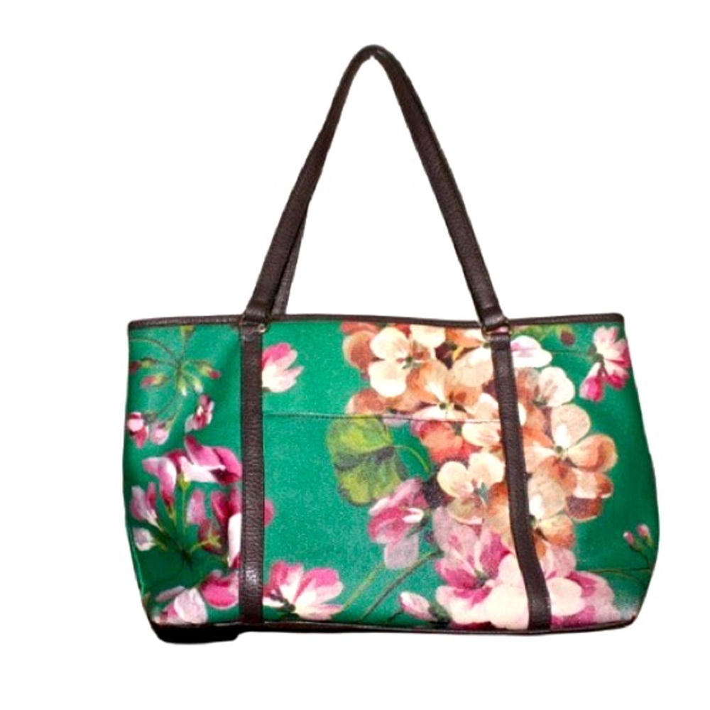 Dana Buchman Floral Green Hand Bag